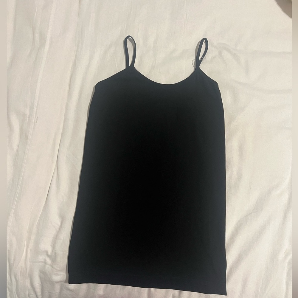 Very comfortable tight fitted black tank top